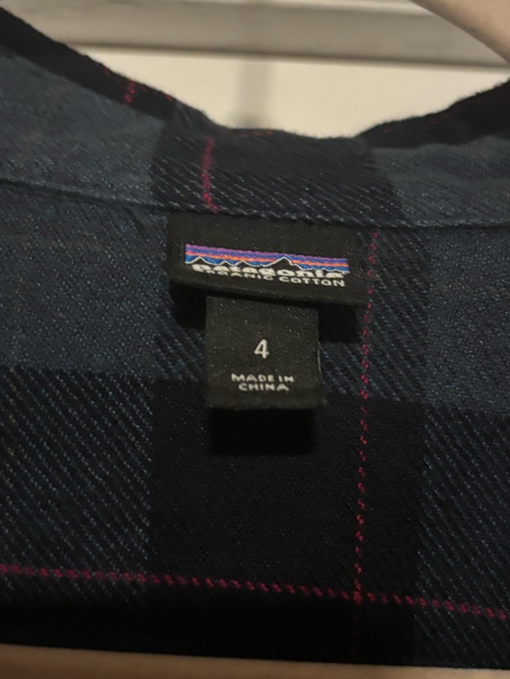 Patagonia Women's Dark Green and Black Plaid Button-Down Shirt - Picture 2 of 7